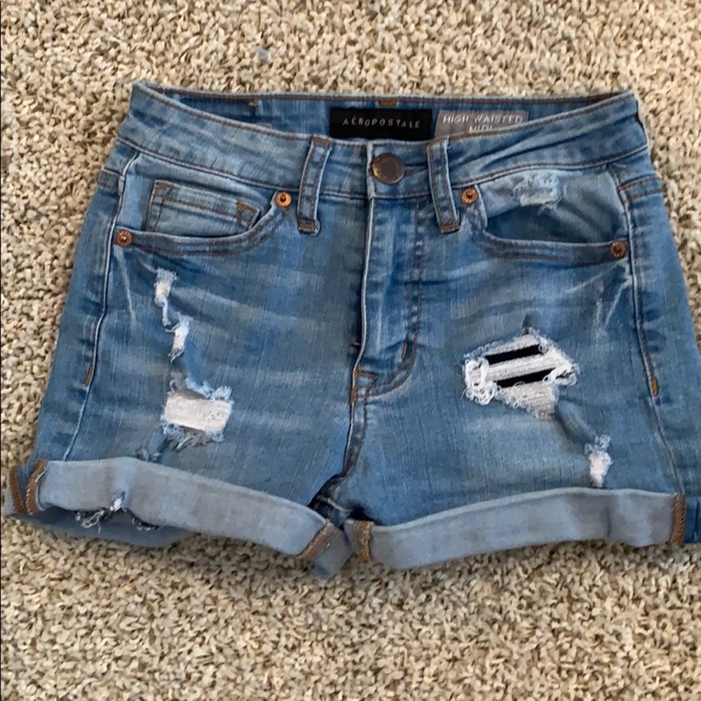 High waisted shorts